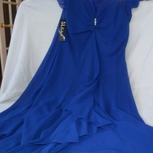 royal blue dress size 16 new with tags